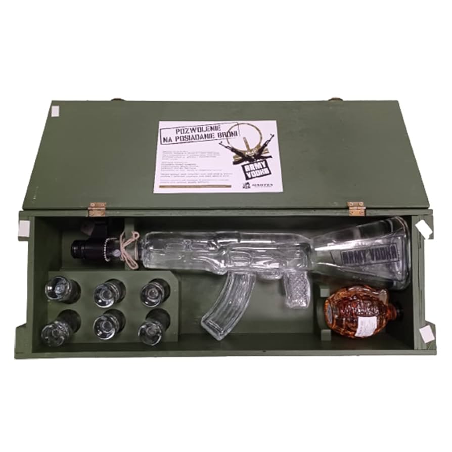 KALASHNIKOV VODKA AK-47ボトルセット 未開封　現在非売品 51nP+NheieL._UF894,1000_QL80_.jpg
